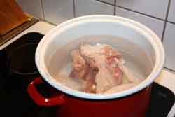 Hungarian meat soup