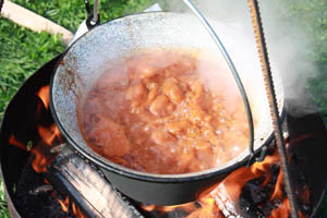 Hungarian Kettle cooking